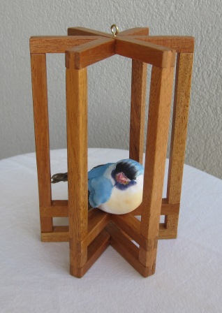 Small Bird Cage with Small Bird
